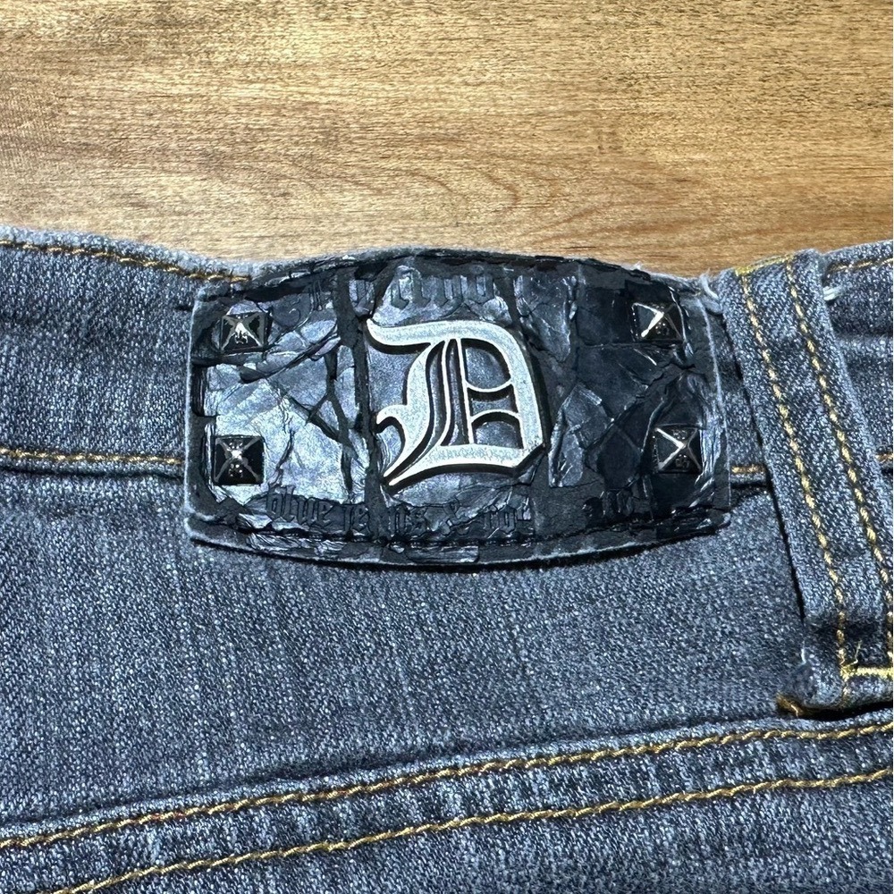 Dollhouse High Rise Denim Shorts Women's Size 1 Style No. #AB-2138KS - Picture 5 of 7